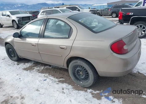 2000 Dodge Neon Highline из США, поврежденный, VIN 1B3ES46C1YD680067